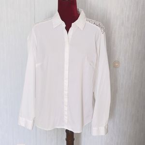 White Ann Taylor shirt